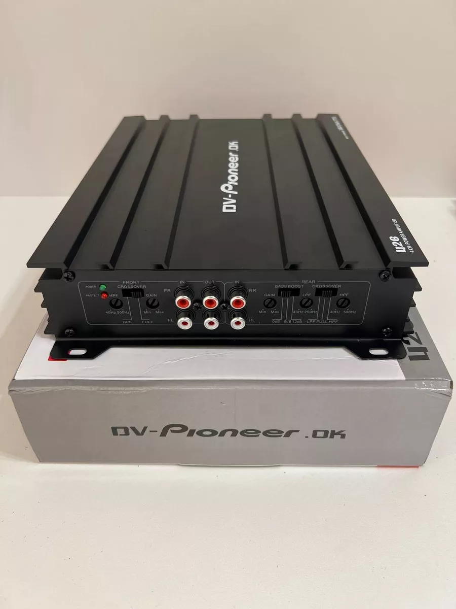 Усилитель для сабвуфера, колонок Пионер 1800W, 4 канальный Pioneer  177508385 купить в интернет-магазине Wildberries