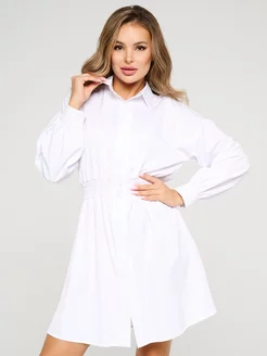 Платье Рубашка Офисное Повседневные SHER DRESS 177535119 купить за 1 008 ₽ в интернет-магазине Wildberries