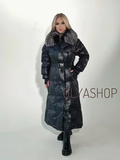 Пуховик с натуральным мехом Olyashop 177535858 купить за 34 944 ₽ в интернет-магазине Wildberries