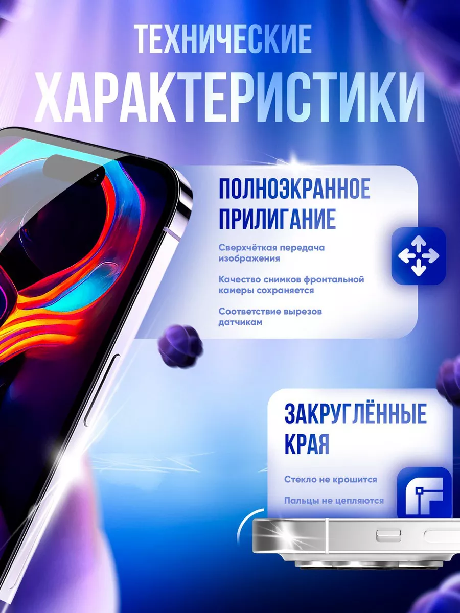 Защитное стекло на IPhone 15 Pro Max DZ 177545868 купить за 205 ₽ в  интернет-магазине Wildberries