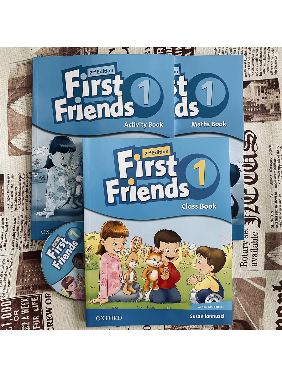 First Friends 1 | 2nd edition | SB with MultiRom+AB+MB Oxford University  Press 177556116 купить за 1 201 ₽ в интернет-магазине Wildberries