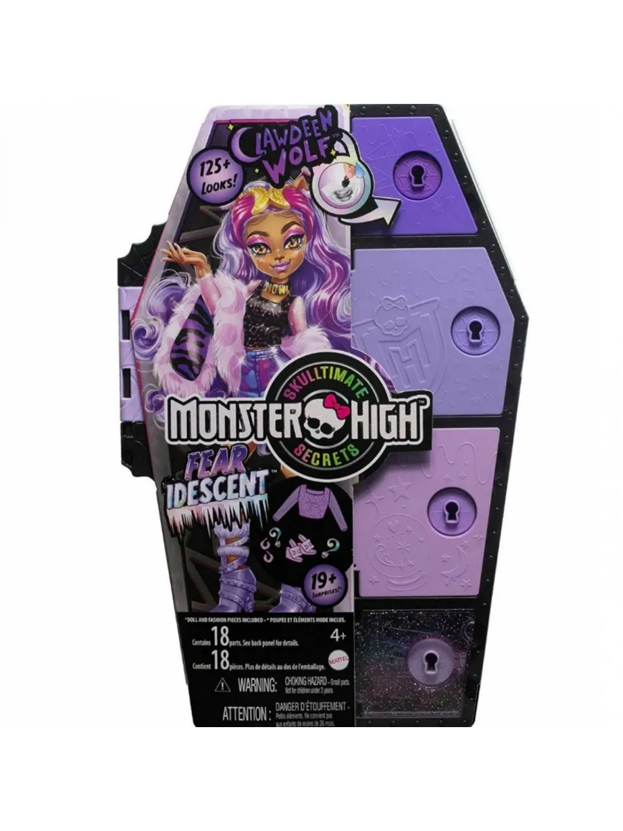 Клодин Вульф со шкафчиком 19 сюрпризов Monster High 177584965 купить в  интернет-магазине Wildberries