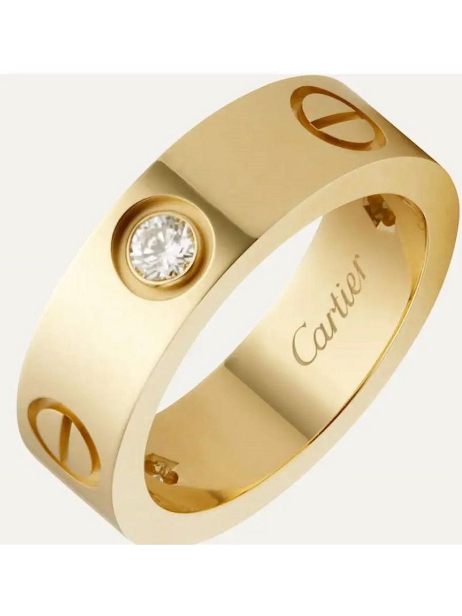 Кольцо Cartier Love 3 бриллианта