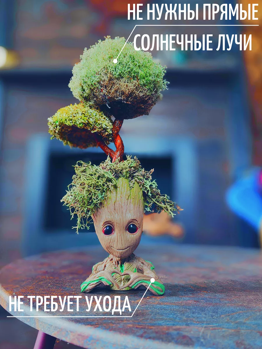 Грут с сердечком, лиана