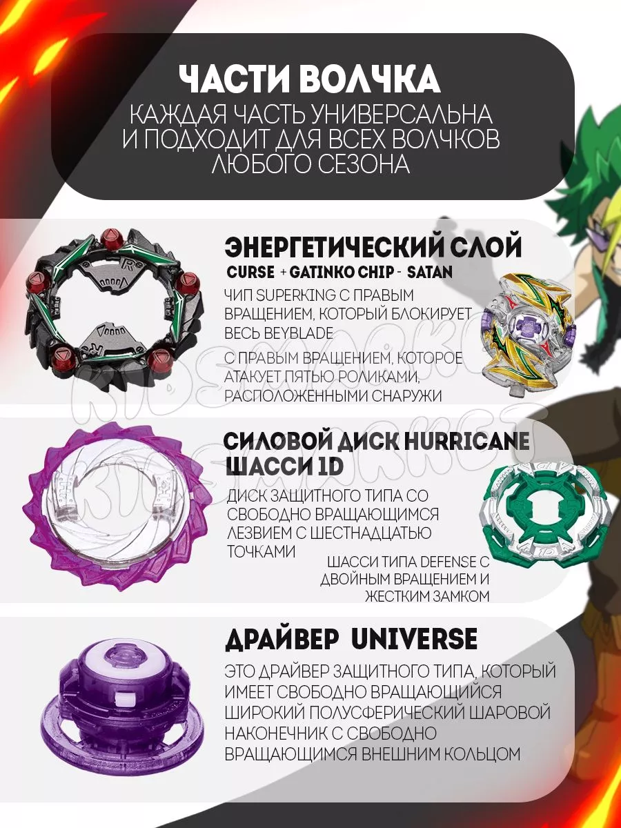 Бейблэйд 5 сезон / beyblade burst Curse Satan КИДСМАРКЕТ 177631920 купить  за 545 ₽ в интернет-магазине Wildberries