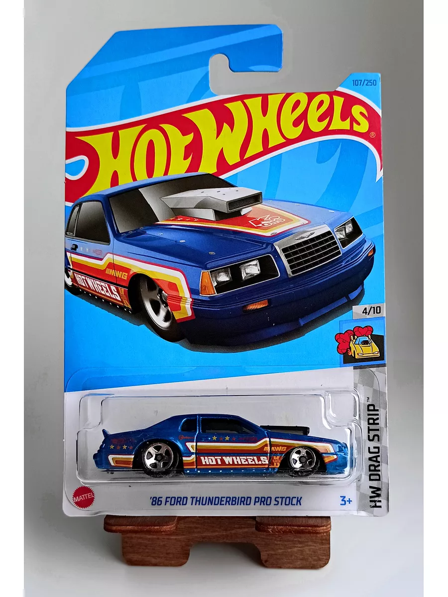 Машинка коллекционная 86 Ford Thunderbird PRO Stock Hot Wheels 177654796  купить в интернет-магазине Wildberries