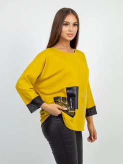 Кофта оверсайз meeri shop 177665339 купить за 1 094 ₽ в интернет-магазине Wildberries