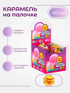 Карамель конфеты чупа чупс большой xxl с жвачкой упаковка Chupa Chups 177671494 купить за 963 ₽ в интернет-магазине Wildberries