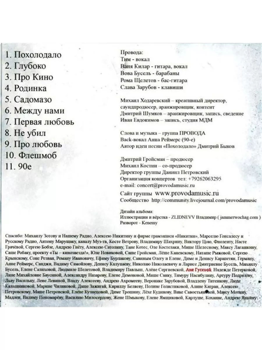 Провода / Похолодало (CD) Никитин 177712339 купить за 461 ₽ в  интернет-магазине Wildberries