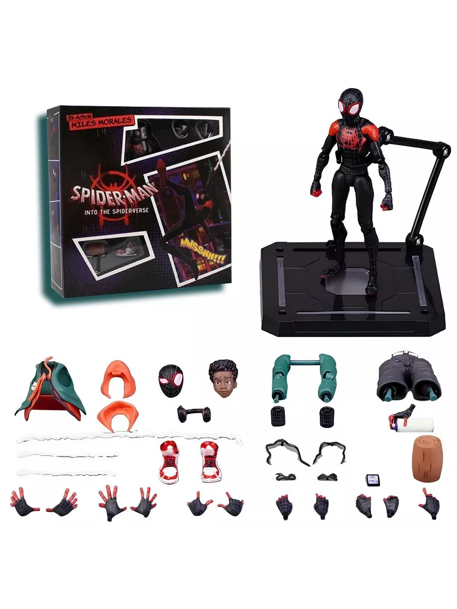 Фигурка Человек Паук Майлз Моралес/Miles Morales(13см) бренда нет 177727761  купить за 1 571 ₽ в интернет-магазине Wildberries