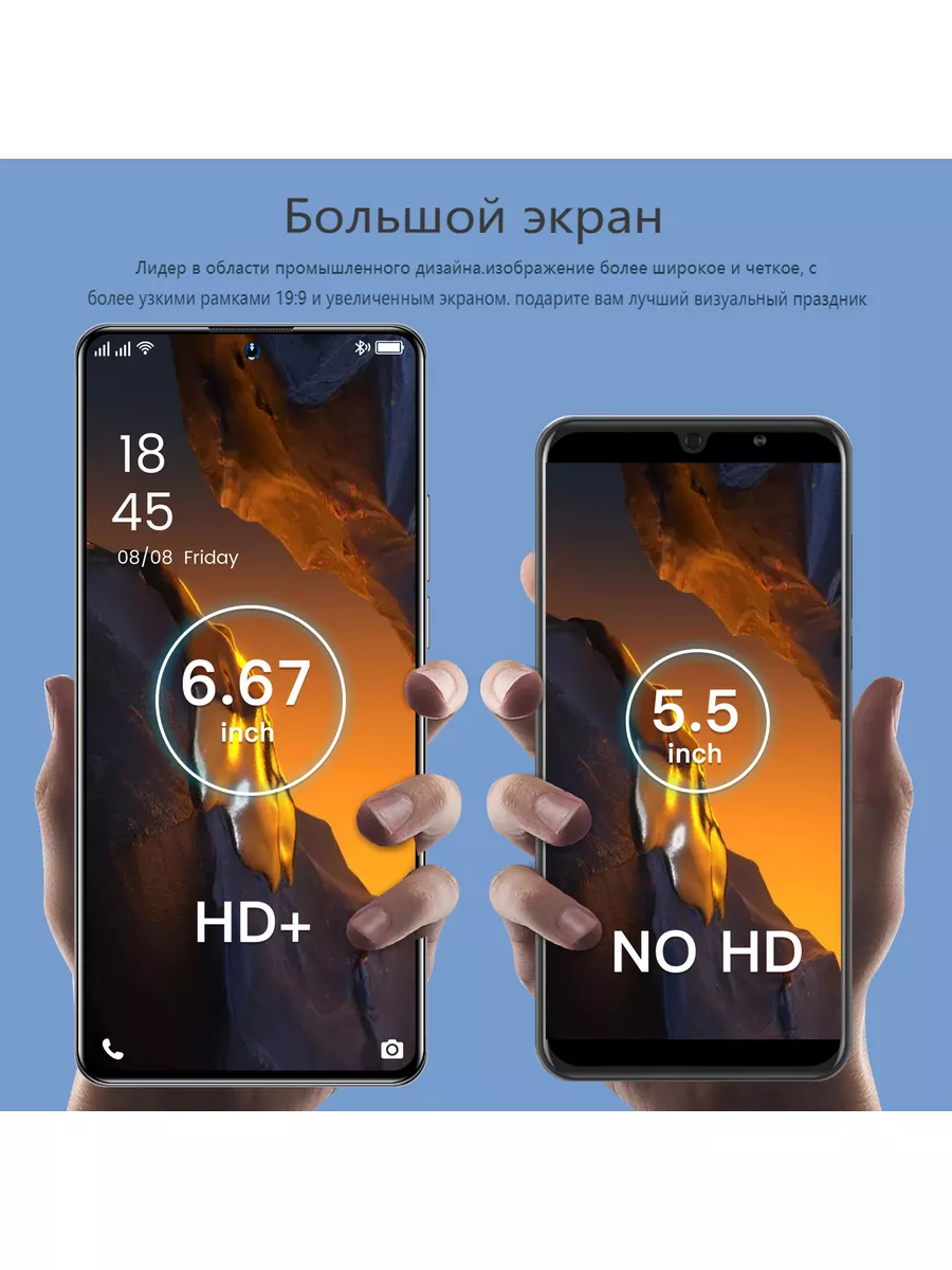 смартфон F5 8GB+256GB Black Bobarry 177759486 купить в интернет-магазине  Wildberries