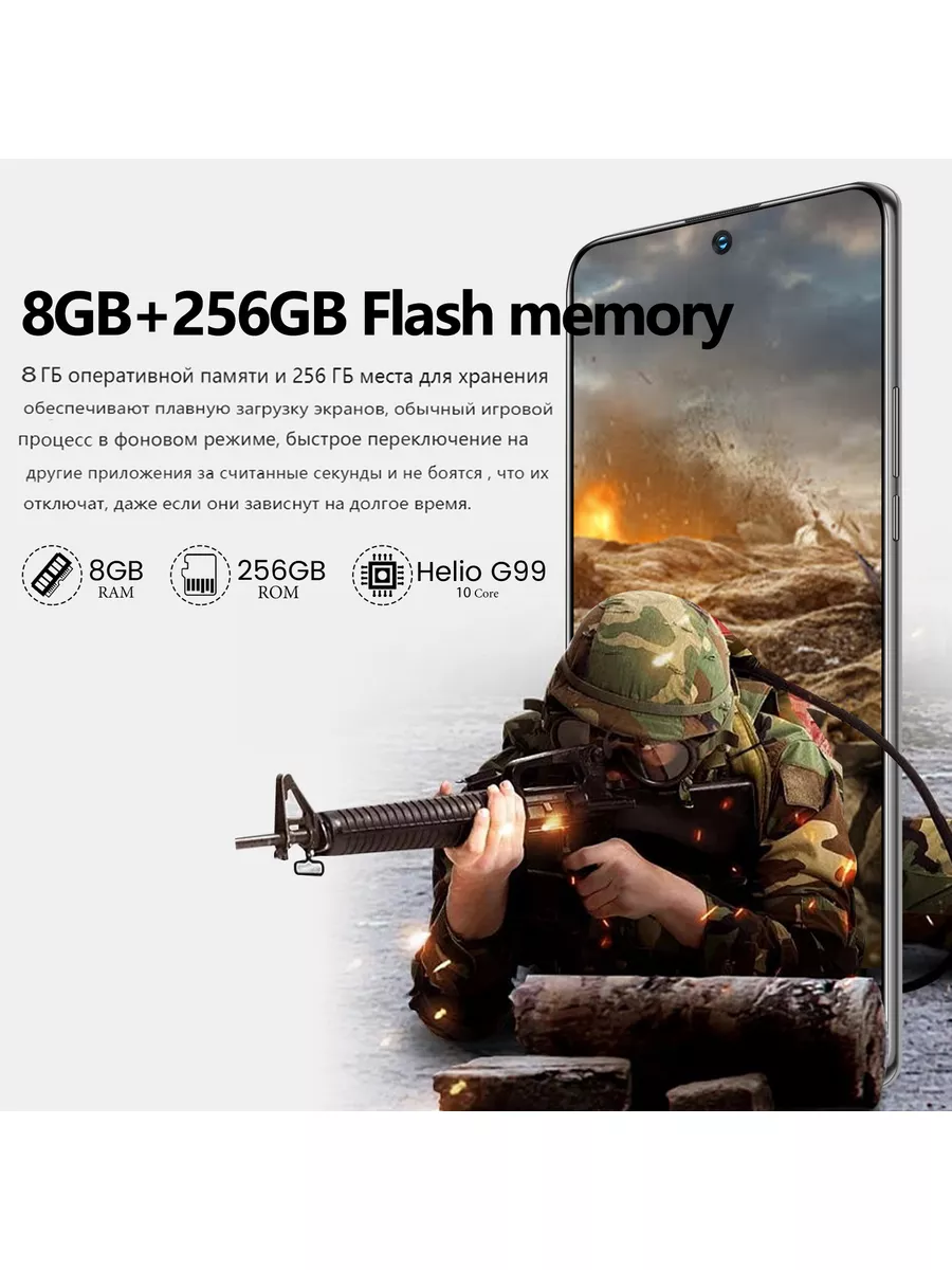 смартфон F5 8GB+256GB Black Bobarry 177759486 купить в интернет-магазине  Wildberries