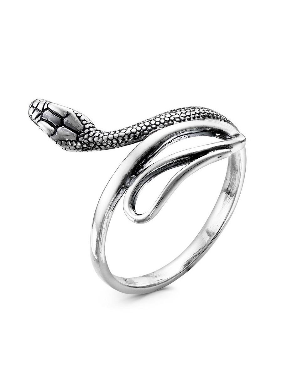 Кольцо змея серебро Санлайт