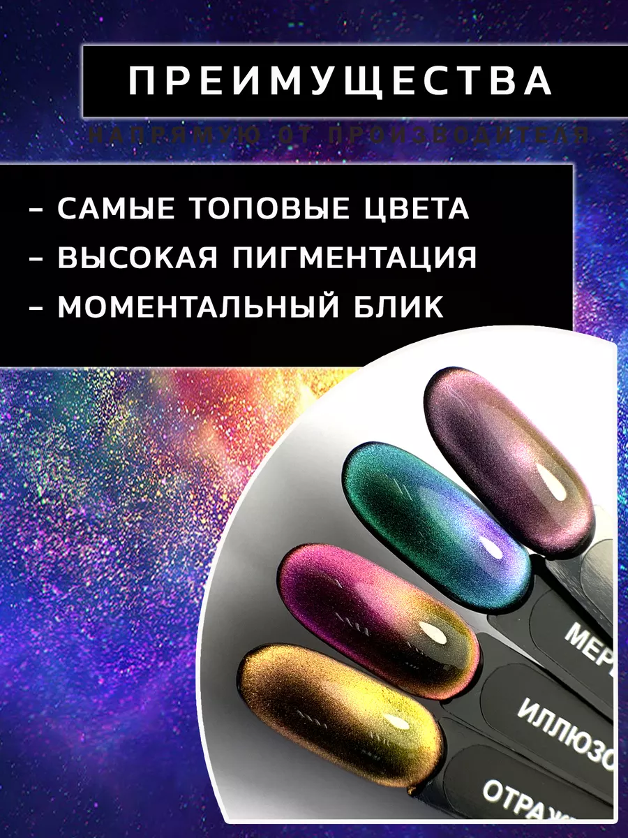 ПАЛИТРЫ КОЛЛЕКЦИЙ ГЕЛЬ-ЛАКОВ TNL КОШАЧИЙ ГЛАЗ (HOLIDAY, MUZA, 3D, 5D, GALACTIC, MAGNET LUX И ДР.)