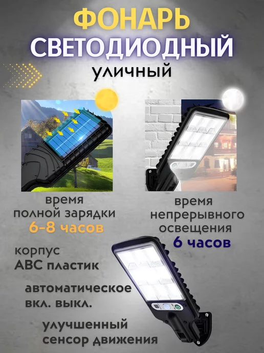 Pi-Light Светильник уличный на солнечных батареях, черный, фото 3
