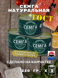 Семга натуральная Камчатская ГОСТ 660г РК ТИХООКЕАНСКИЙ ЛОСОСЬ 177824319 купить за 509 ₽ в интернет-магазине Wildberries