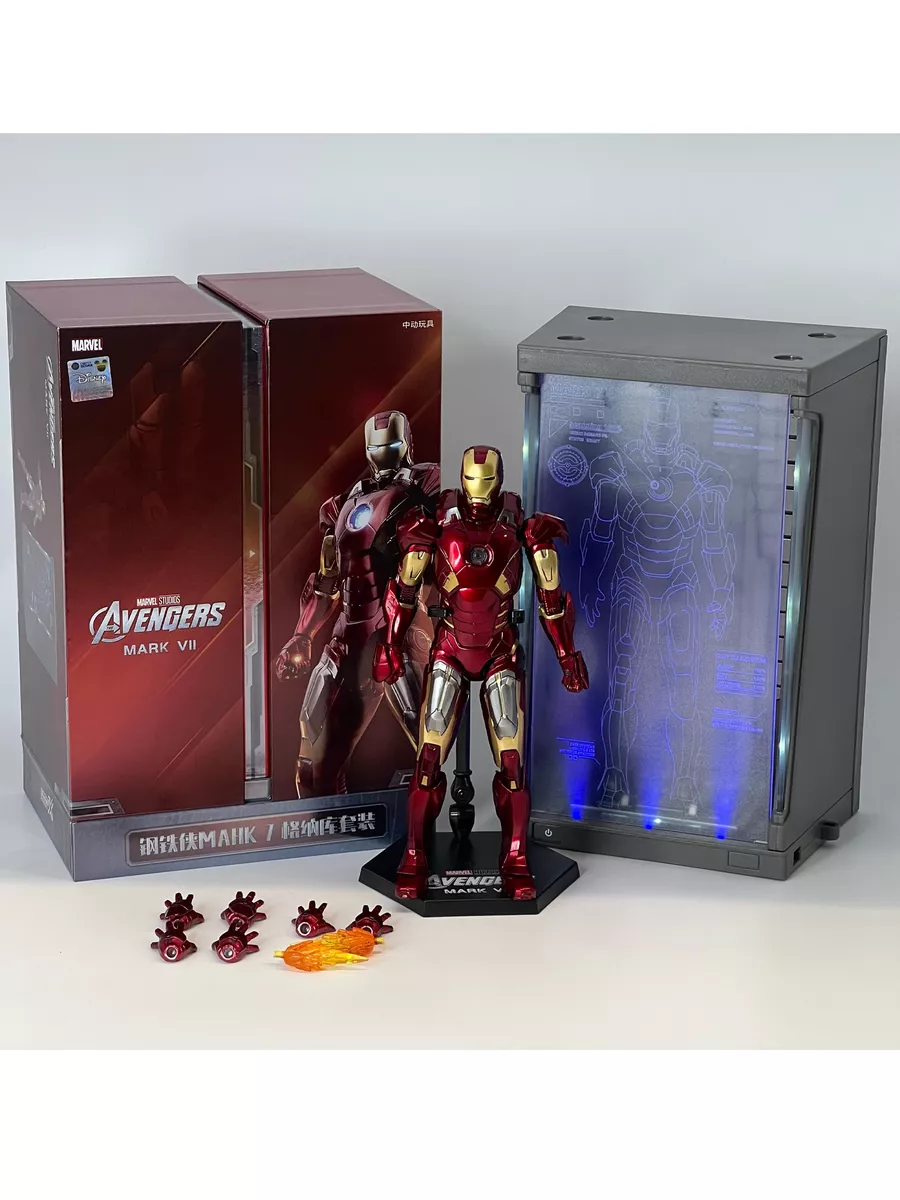 Фигурка Железный человек Marvel ZD Toys 1908-07 Mark 7 Marvel 177831557  купить за 4 317 ₽ в интернет-магазине Wildberries