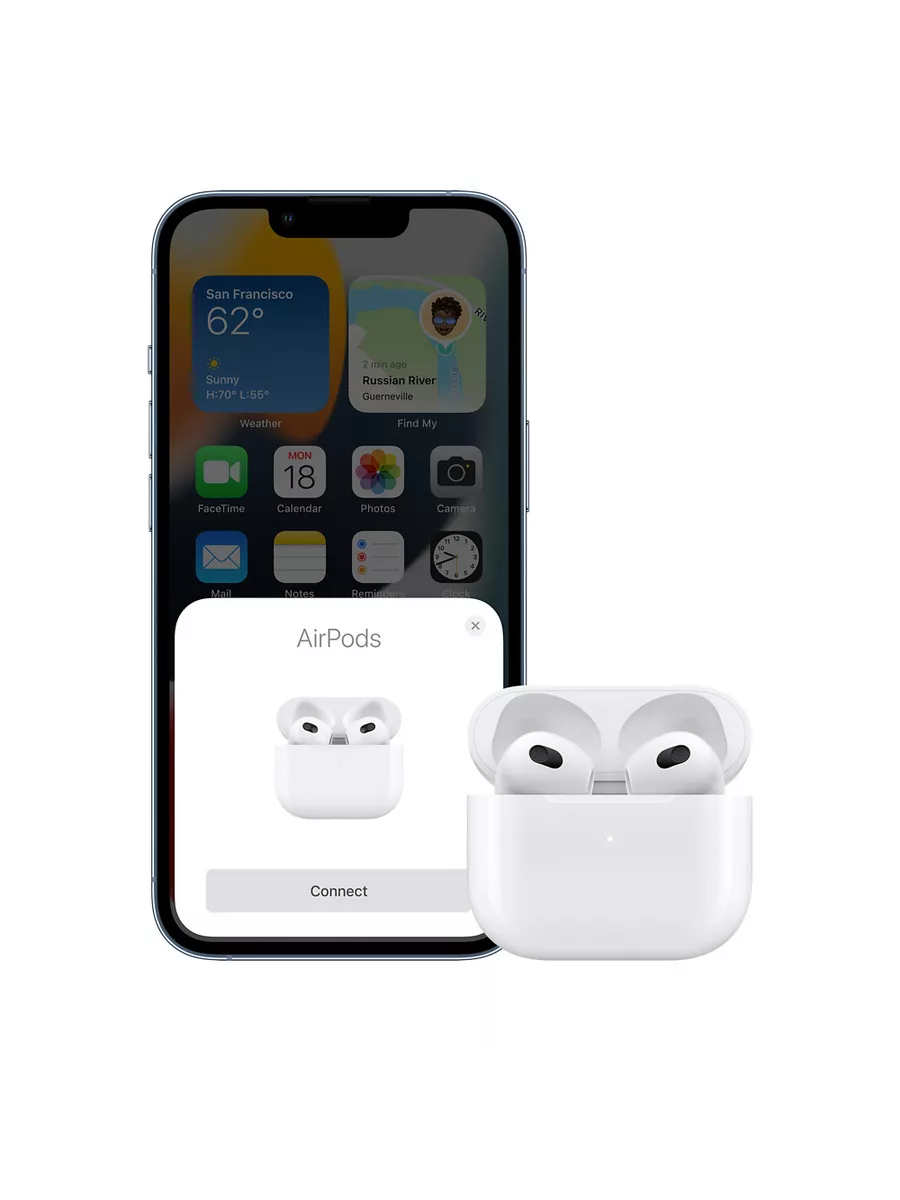 Беспроводные наушники Airpods 3-ого поколения Оригинальные Apple 177832023  купить за 15 339 ₽ в интернет-магазине Wildberries