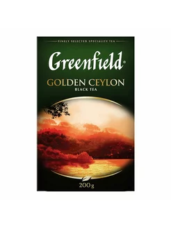 Чай черный Golden Ceylon листовой GREENFIELD 177849267 купить за 1 008 ₽ в интернет-магазине Wildberries