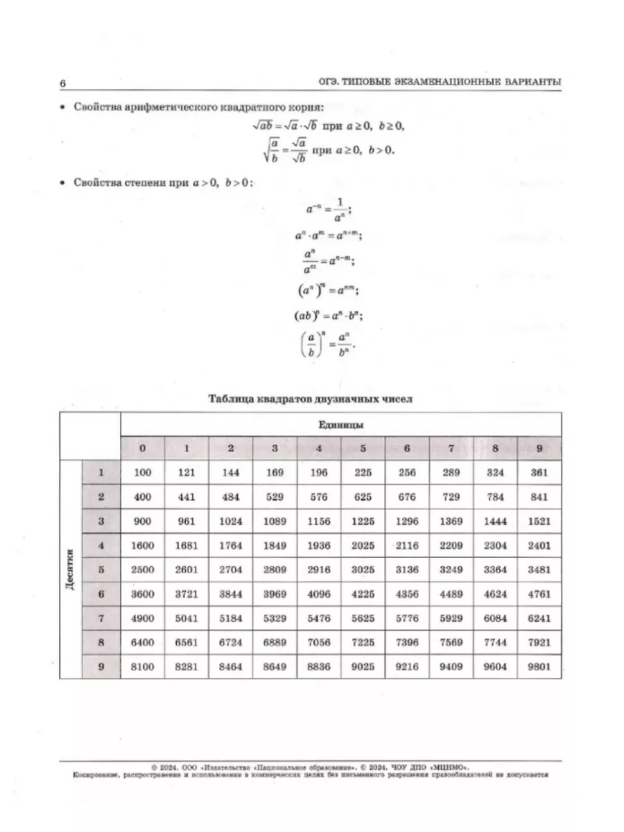 ОГЭ-2024. Математика: типовые экзаменационные варианты: 36 в Национальное  Образование 177857789 купить за 566 ₽ в интернет-магазине Wildberries
