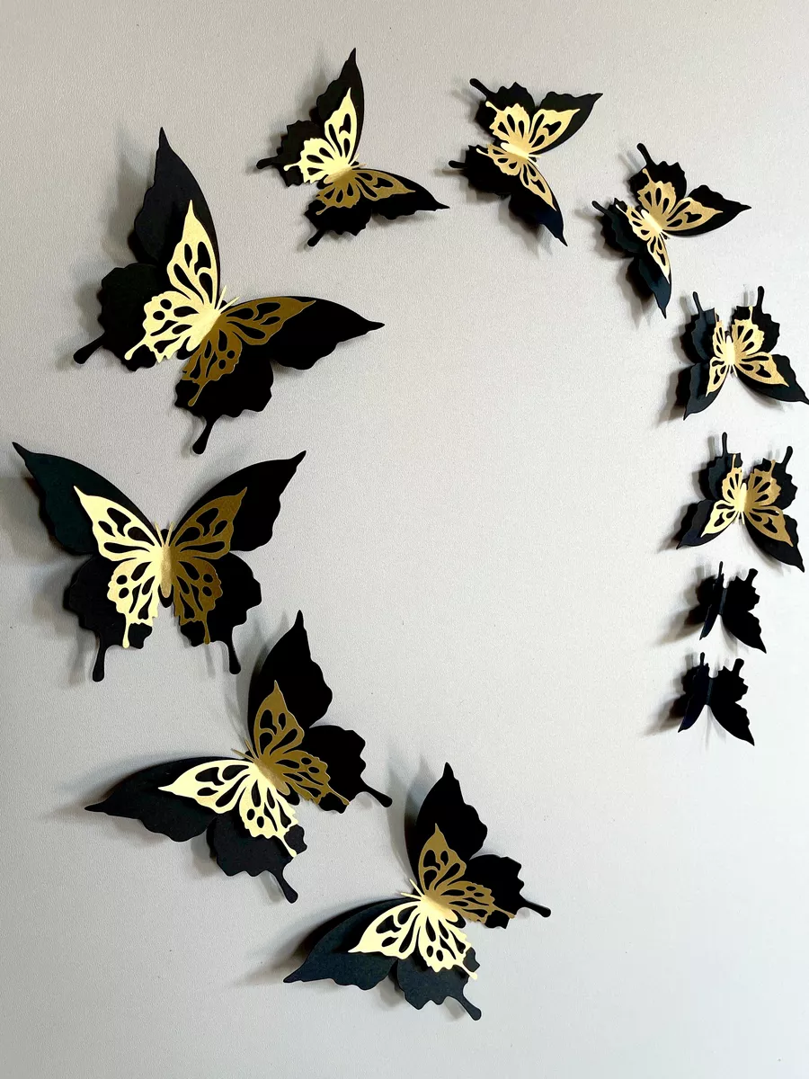 Бабочки на стену (75 фото): декор своими руками