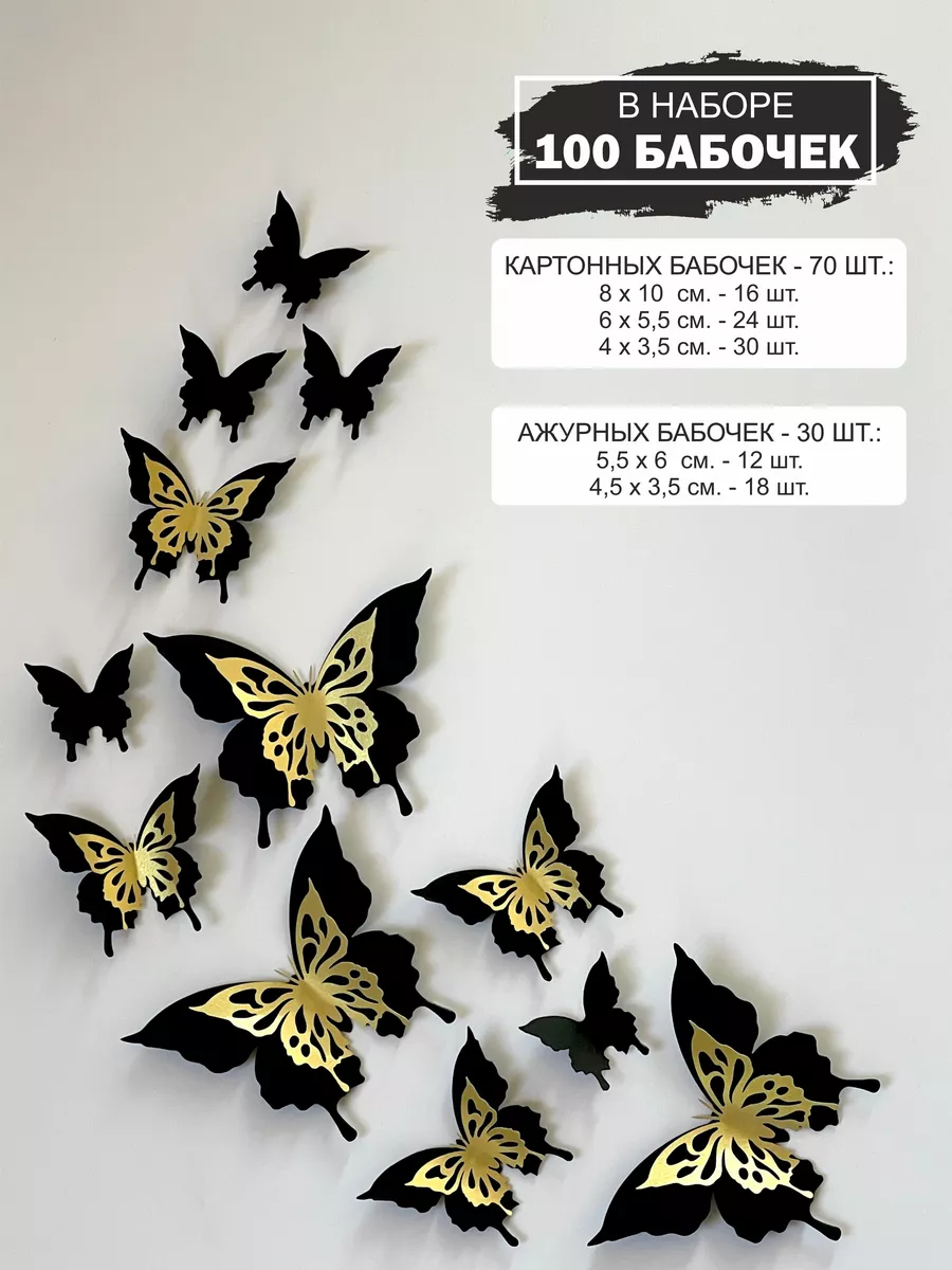 Бабочки На Стене: + (Фото) Красивых Оформлений В Интерьере | Декор из пластинок, Поделки, Стена