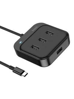 USB HUB разветвитель HOCO HB31Easy 4в1Type-C 4xUSB2.0 Переходники и USB HUB разветвители 177897256 купить за 682 ₽ в интернет-магазине Wildberries