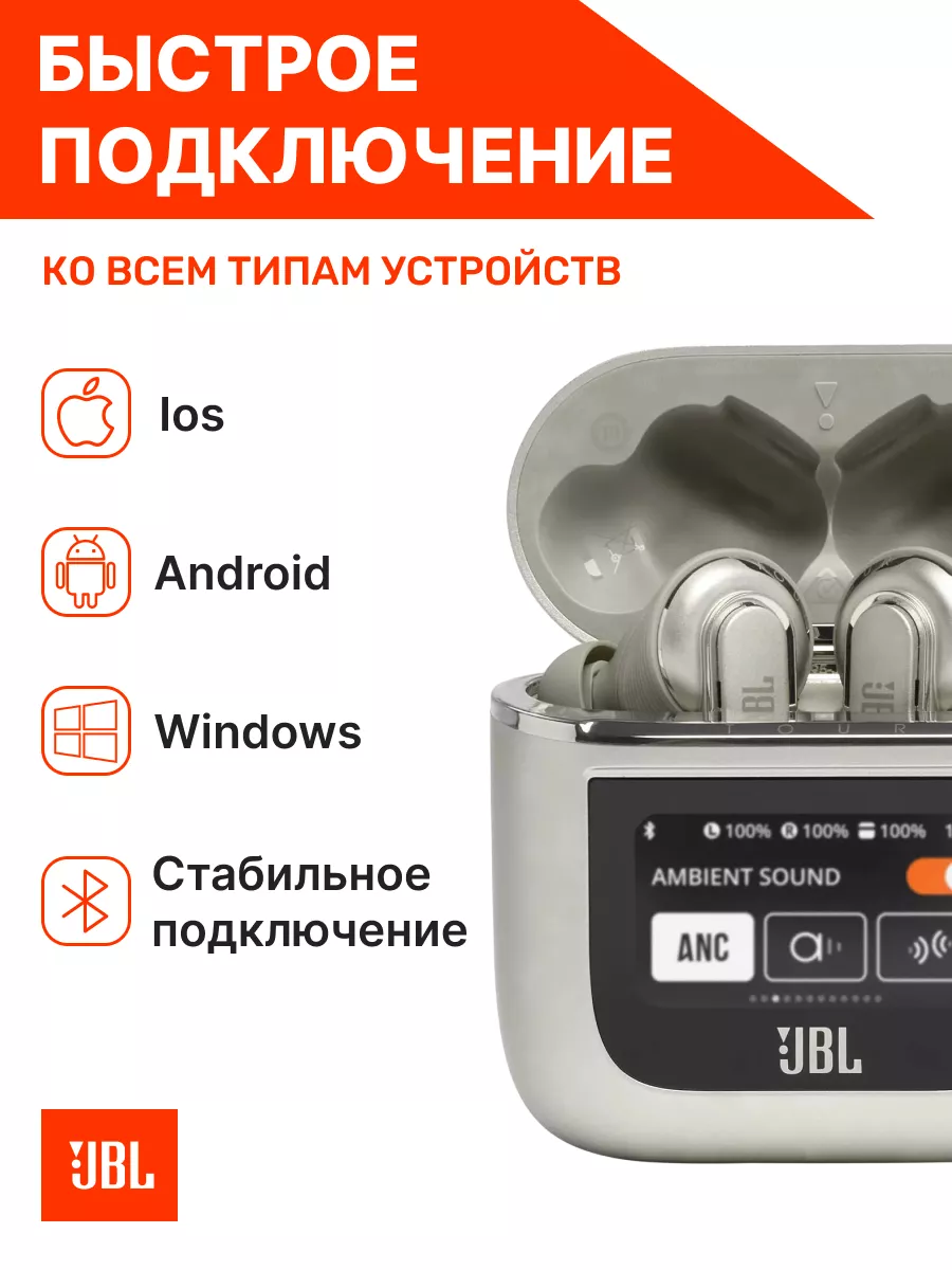 ORIGINAL Беспроводные наушники JBL Tour Pro 2 by HARMAN JBL 177934756  купить в интернет-магазине Wildberries