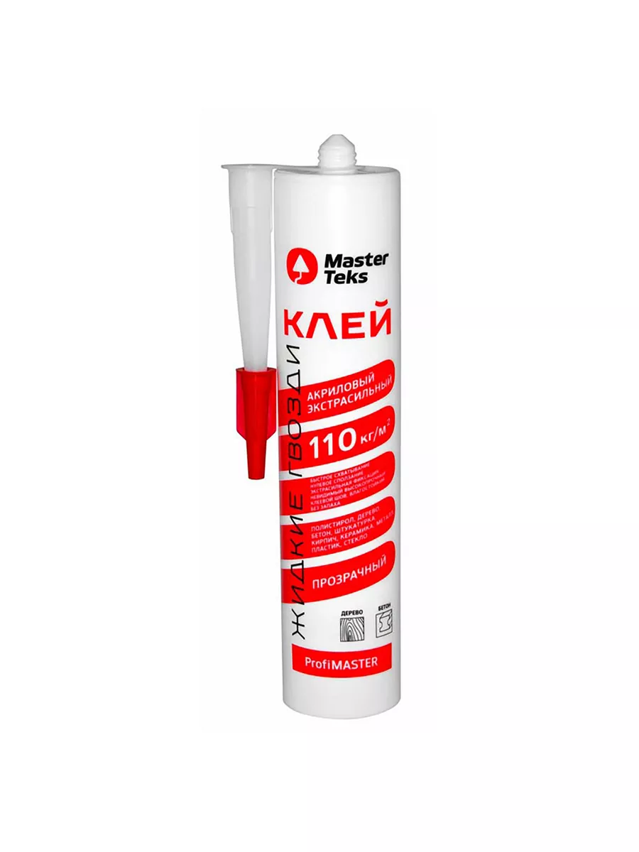 Жидкие гвозди ProfiMaster 110 кг м2 Бесцветный 0,33 кг
