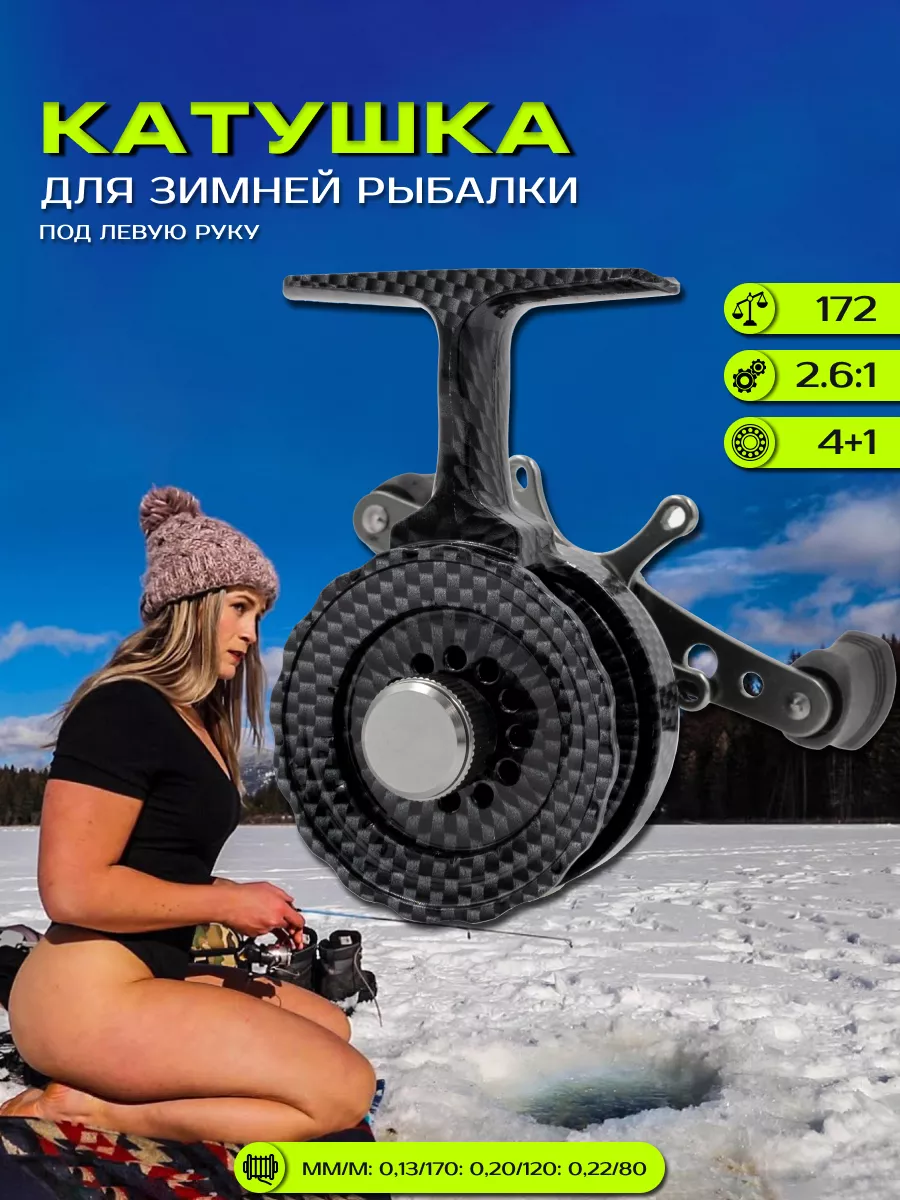 Ice Fishing Reel blue Котушка Pro-Hunter. Купить Зимние Снасти