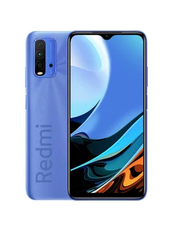 Смартфон Redmi 9T 4+128GB синий TeleMania 177991997 купить за 9 593 ₽ в интернет-магазине Wildberries