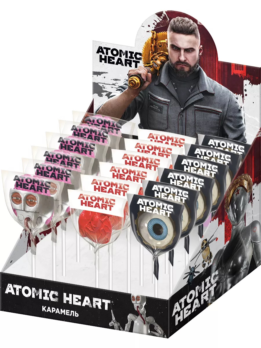 Atomic Heart Карамель Глаз, Мозг, Сердце, 20 шт по 20г. Конфитрейд  177993492 купить за 447 ₽ в интернет-магазине Wildberries