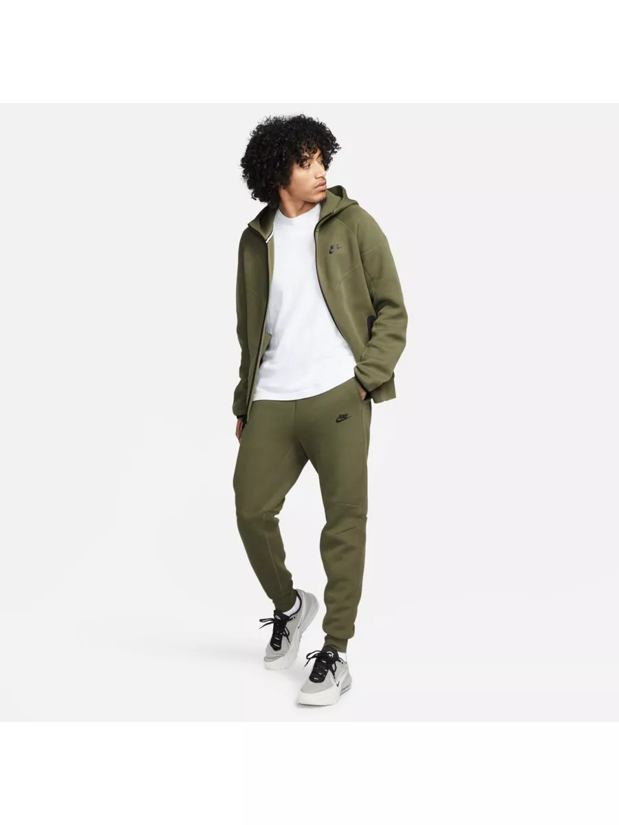 Nike fleece olive sale