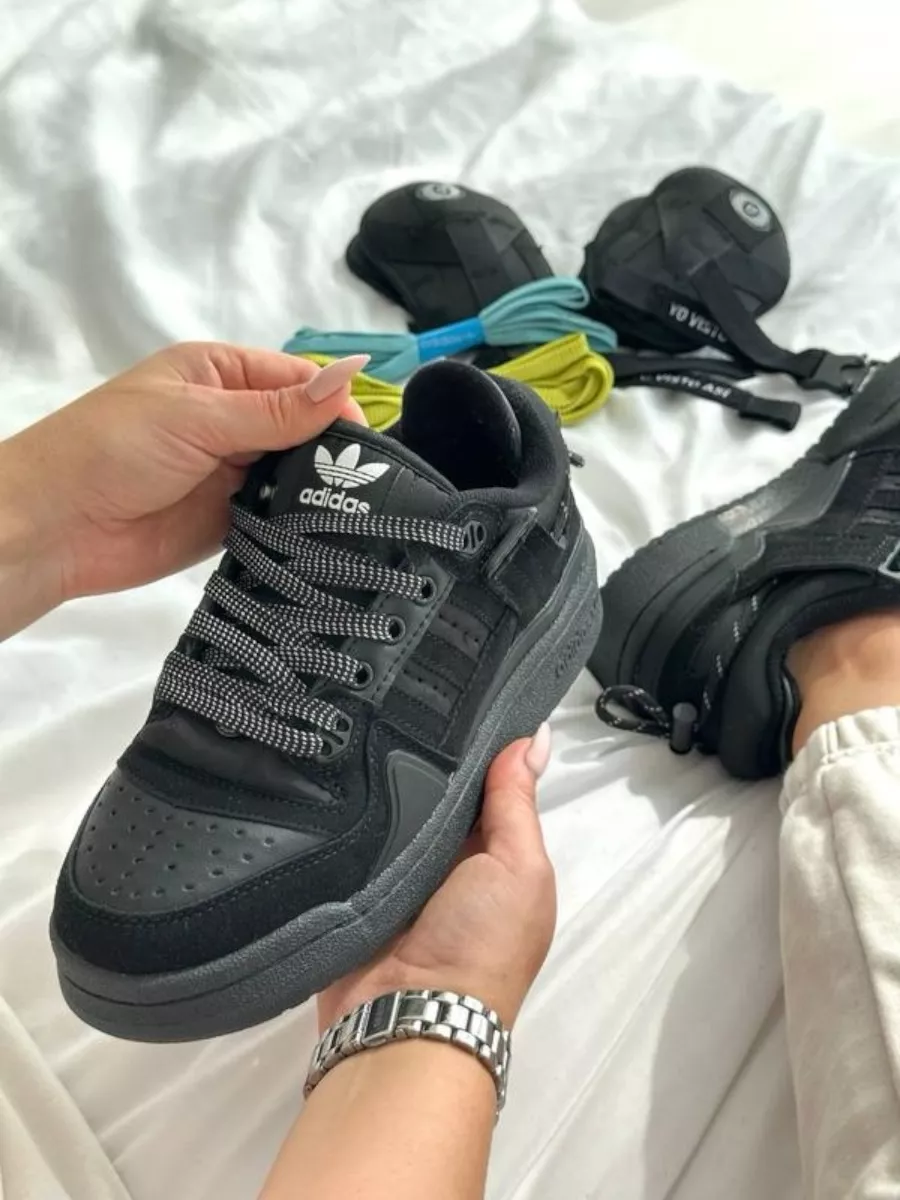 Кеды Bad Bunny forum low x Кроссовки Campus 80s Adidas 178016722 купить за  3 066 ₽ в интернет-магазине Wildberries