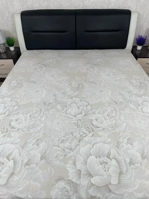 ИВПАРТНЕР Простыня 1,5 спальная бязь 150х210 классическая, 150x220, фото 6