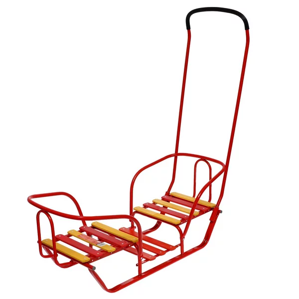 Санки "Санки-двойняшки", цвет алый