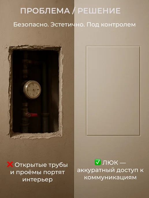 EVECS Люк ревизионный ЛТМЗп фланец 200х300 замок 260х360, 200x400, фото 2