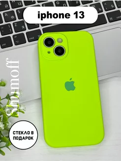 Чехол на iPhone 13 силиконовый с защитой камеры MagicCase 178117118 купить за 229 ₽ в интернет-магазине Wildberries