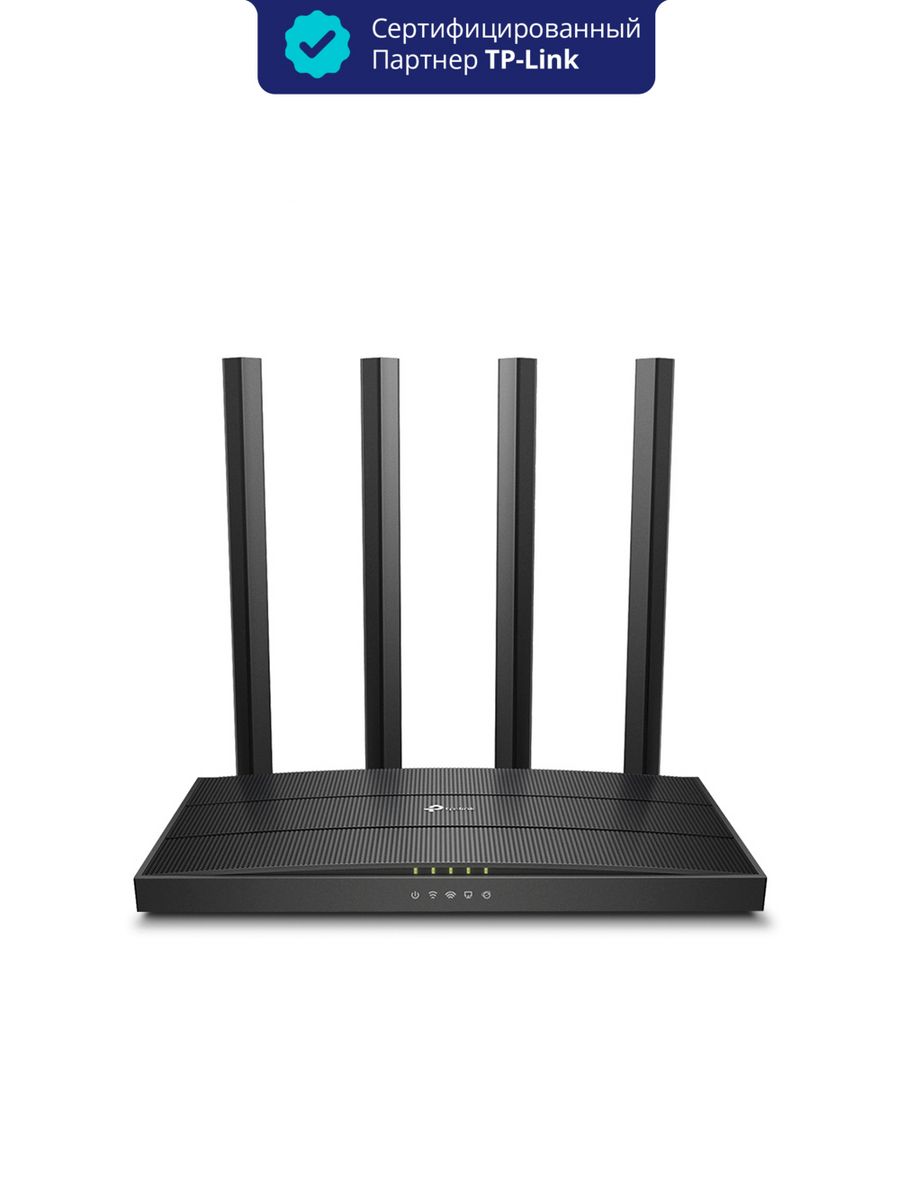 Двухдиапазонный гигабитный роутер Wi‑Fi AC1300 Archer C6 TP-Link 178132794  купить за 4 413 ₽ в интернет-магазине Wildberries