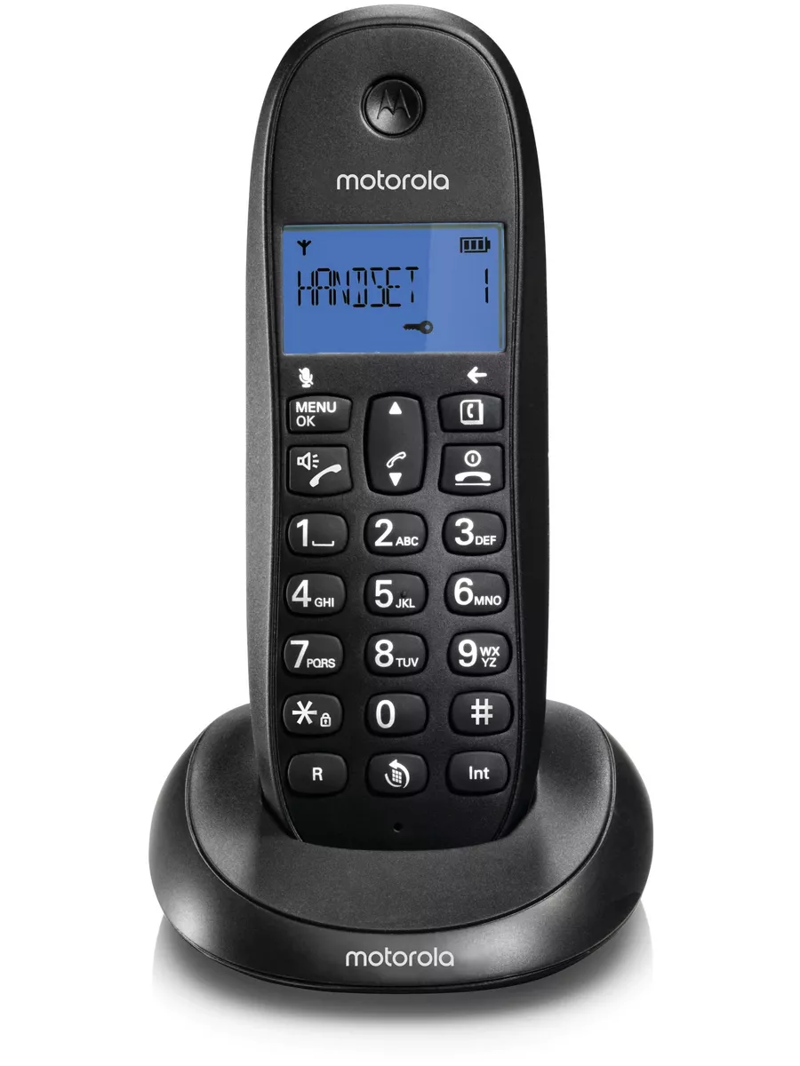 Радиотелефон Motorola C1001CB+ черный Motorola 178173109 купить за 2 970 ₽  в интернет-магазине Wildberries