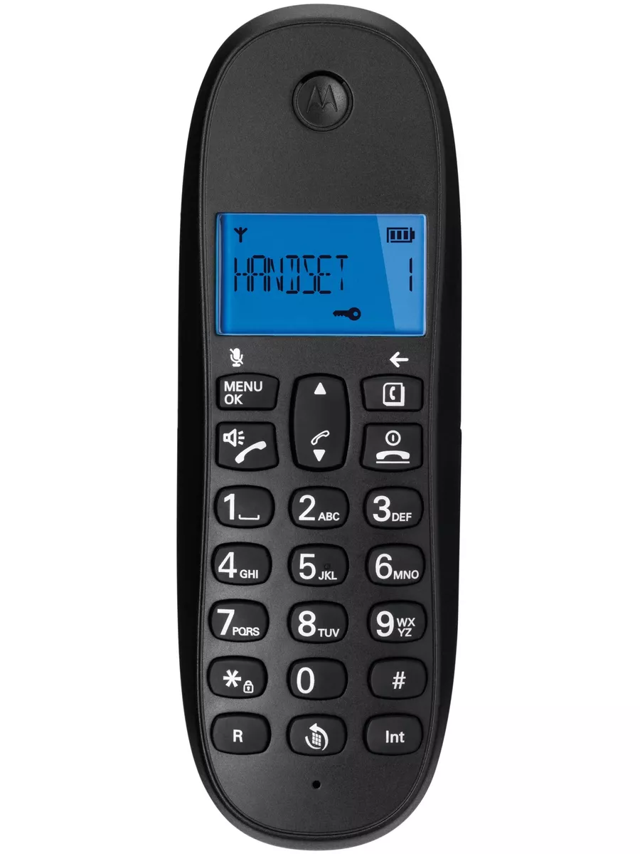 Радиотелефон Motorola C1001CB+ черный Motorola 178173109 купить за 2 970 ₽  в интернет-магазине Wildberries