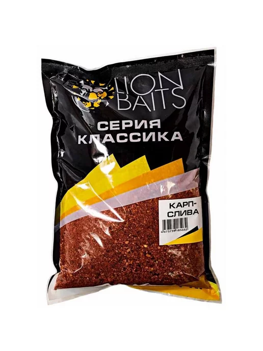 Lion Baits Прикормка серии классика Карп слива 1кг, 1 кг, фото 2