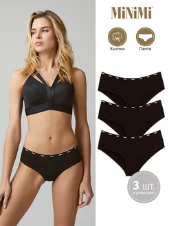 Трусы SPORT CHIC MS231 Panty панти, хлопок, 3 штуки Minimi 178234493 купить за 719 ₽ в интернет-магазине Wildberries