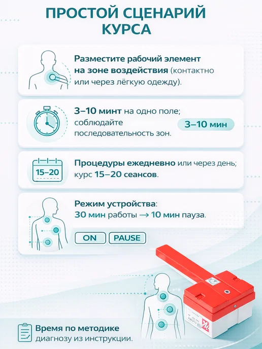 Завод ЭМА Аппарат для магнитотерапии Полюс 2Д, вариант, фото 3