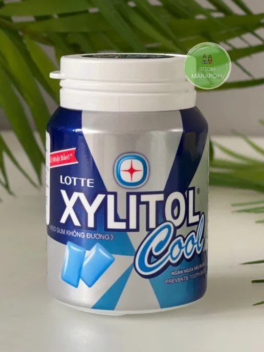 Lotte Жевательная резинка без сахара Xylitol Прохладная мята 55,1г, 55,1 г, фото 7
