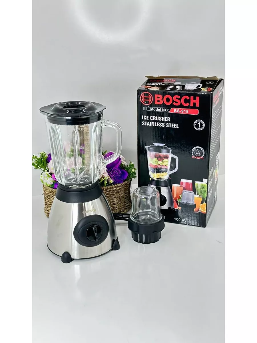 Стационарный блендер для смузи Соковыжималка Bosch BS-918 178269386 купить  в интернет-магазине Wildberries