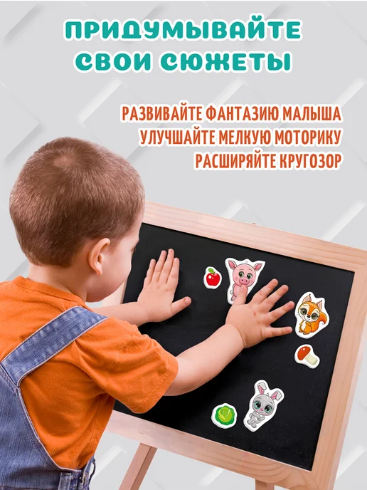 Дрофа-Медиа Развивающий магнитный набор для детей, вариант, фото 5