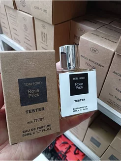 Тестер Tom Ford Rose Prick Том Форд Роза 50 мл Тестер духи оригинал 178283873 купить за 874 ₽ в интернет-магазине Wildberries