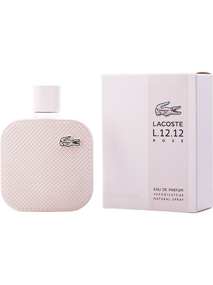 Lacoste eau de parfum. Lacoste l.12.12 Rose 100 мл. Lacoste l1212 Rose. Лакост 12.12. Лакост духи женские 12.12.