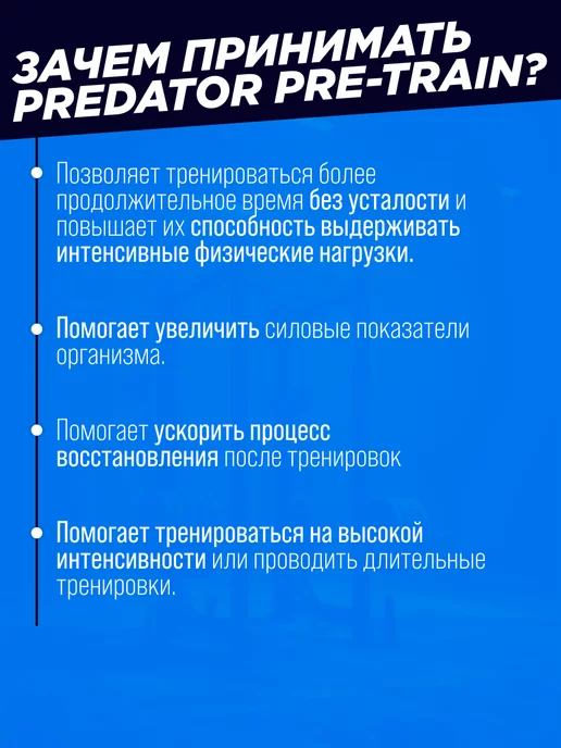 SIBERIAN NUTROGUNZ Предтренировочный комплекс Pre-train Nootropic 225 гр, 225 г, фото 5